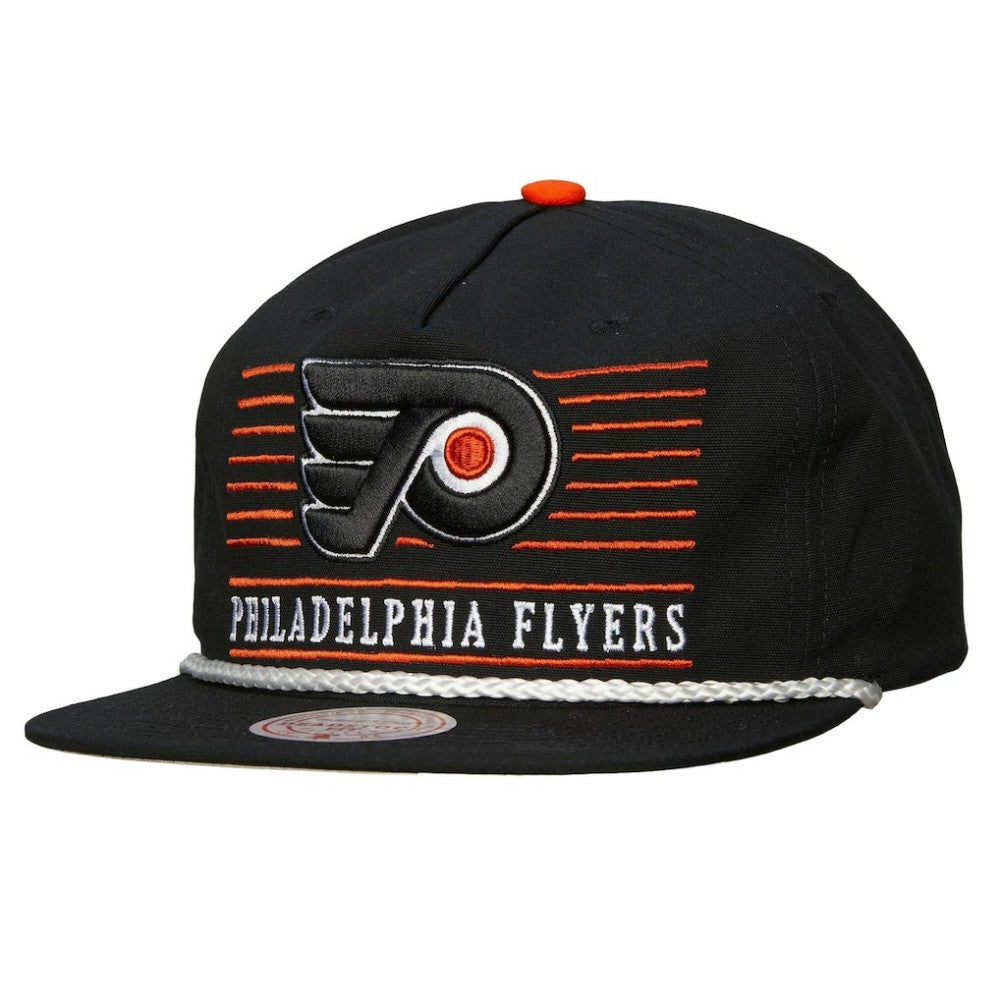 NHL Black Philadelphia Flyers Mitchell & Ness Ascend Deadstock Snapback Hat