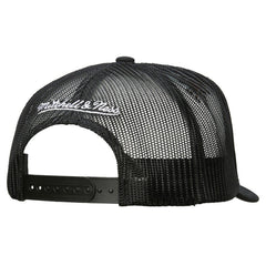 NHL White/Black Los Angeles Kings Mitchell & Ness Gridlock Trucker Adjustable Hat