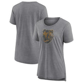NHL Gray Boston Bruins Women's Slow Whistle Tri-Blend T-Shirt