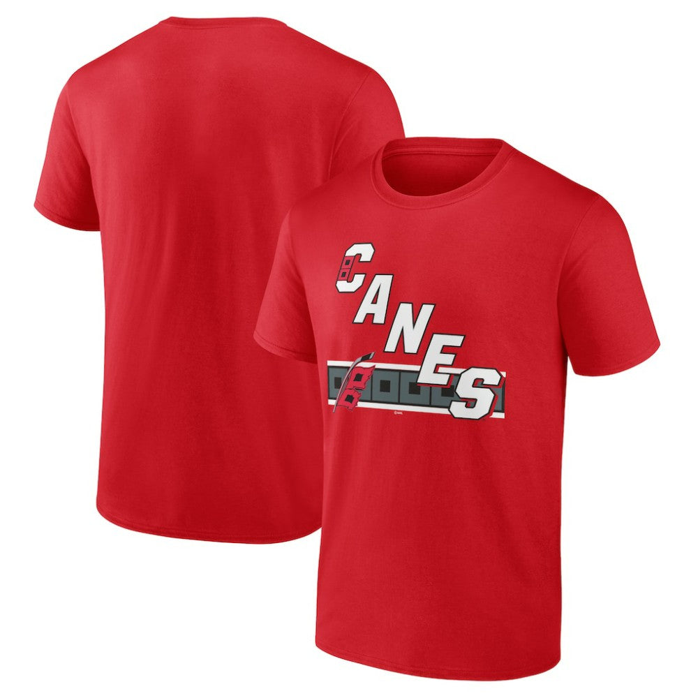 NHL Red Carolina Hurricanes Jersey Inspired T-Shirt