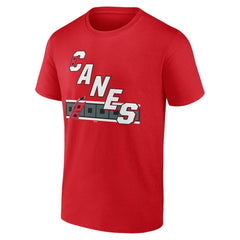 NHL Red Carolina Hurricanes Jersey Inspired T-Shirt