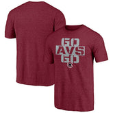 NHL Burgundy Colorado Avalanche Shoot to Score Tri-Blend T-Shirt