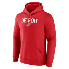 NHL Red Detroit Red Wings Primary Logo Pullover Hoodie