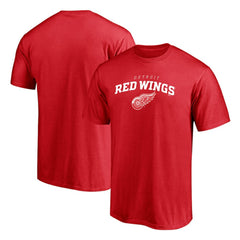NHL Red Detroit Red Wings Team Lock Up T-Shirt