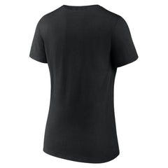 NHL Black Edmonton Oilers Women's Team Pride V-Neck T-Shirt