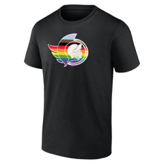 NHL Black Ottawa Senators NHL Pride T-Shirt