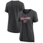 NHL Gray Ottawa Senators Women's Hit the Ice Tri-Blend T-Shirt