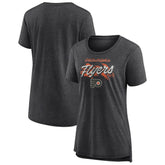 NHL Gray Philadelphia Flyers Women's Hit the Ice Tri-Blend T-Shirt