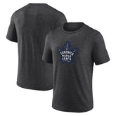 NHL Charcoal Toronto Maple Leafs Alternate Logo Tri-Blend T-Shirt