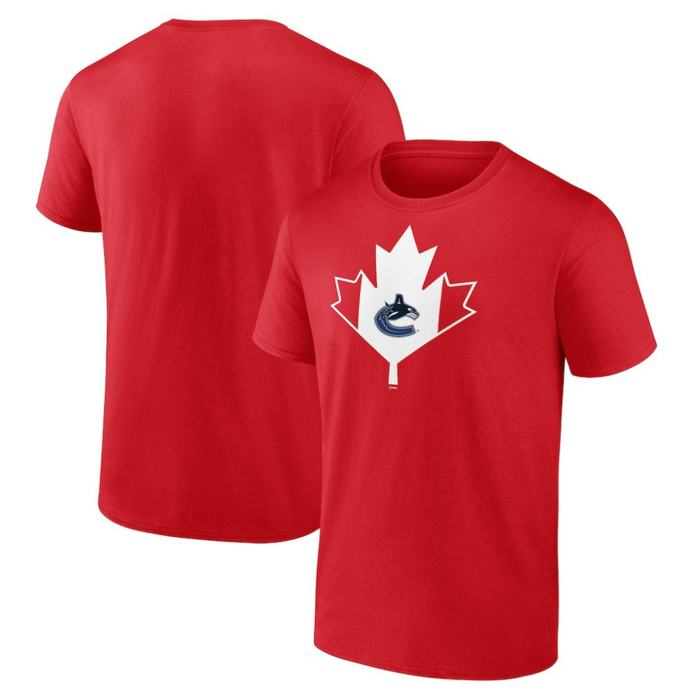NHL Red Vancouver Canucks Canada Day T-Shirt