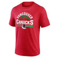NHL Red Vancouver Canucks Represent Tri-Blend T-Shirt