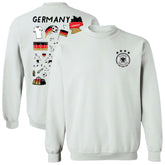 Germany National Team Vive La Fete Women's Impressions Artwork Pullover Sweatshirt - White