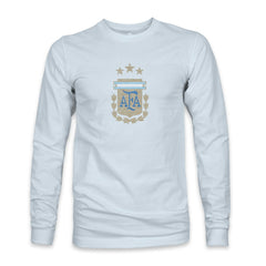 Argentina National Team 1863FC Color Badge Long Sleeve T-Shirt - Light Blue