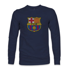 Barcelona 1863FC Color Badge Long Sleeve T-Shirt - Navy