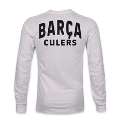 Barcelona 1863FC Back Team Arch Long Sleeve T-Shirt - Gray