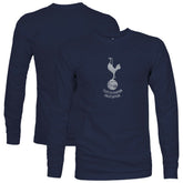 Tottenham Hotspur 1863FC Mono Badge Long Sleeve T-Shirt - Navy