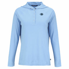 MLB Cincinnati Reds Cutter & Buck Women's Coastline Epic Comfort Eco Recycled Long Sleeve Hoodie T-Shirt