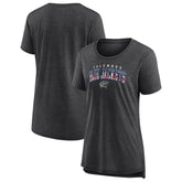 NHL Gray Columbus Blue Jackets Women's Proud Tri-Blend T-Shirt