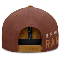 NHL Brown New York Rangers Fanatics Fall Leaves Acreage Snapback Hat