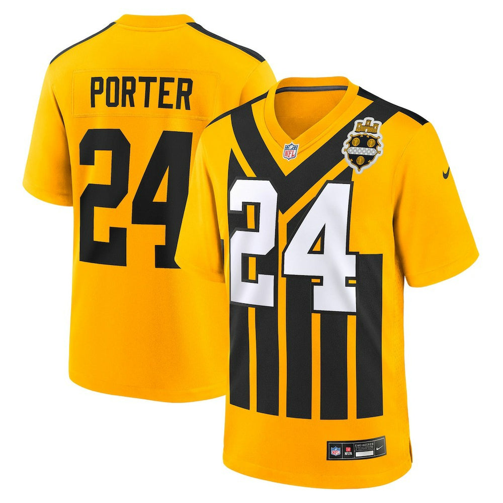 Joey Porter Jr. Youth Alternate 1933 Throwback Game Jersey - Pittsburgh Steelers