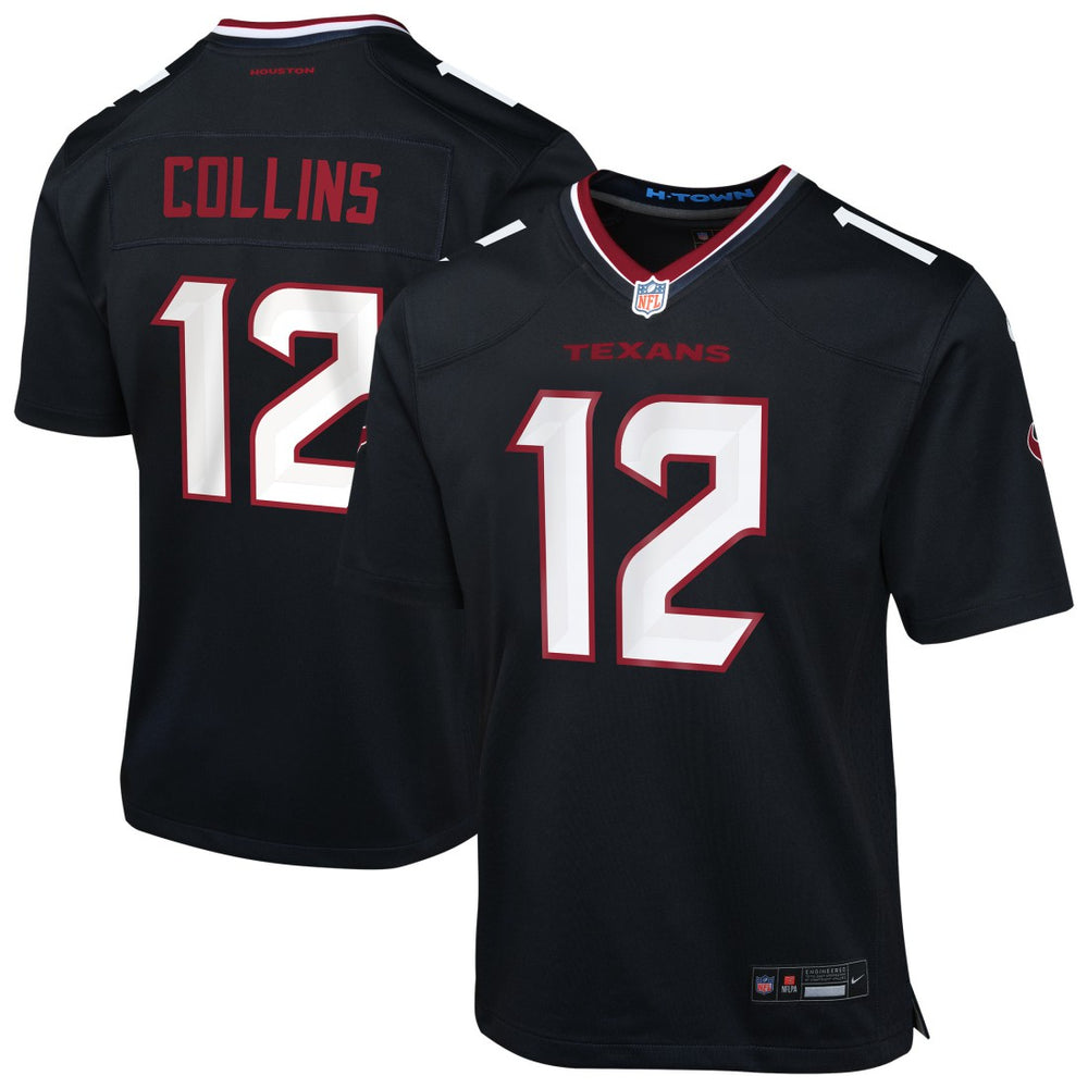Nico Collins Youth Team Game Jersey - Houston Texans