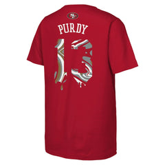 Brock Purdy Outerstuff Youth Mainliner Drip Player Name & Number T-Shirt - San Francisco 49ers