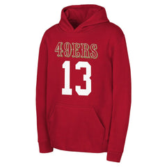 Brock Purdy Outerstuff Mainliner Player Name & Number Hoodie - San Francisco 49ers
