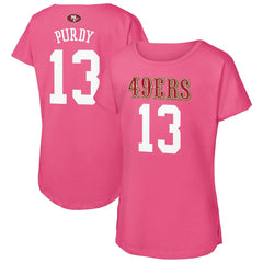 Brock Purdy Outerstuff Girls Youth Player Name & Number T-Shirt - San Francisco 49ers