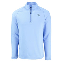 Cutter & Buck Peshastin Eco Fleece Recycled Raglan Quarter-Zip Top - New England Patriots