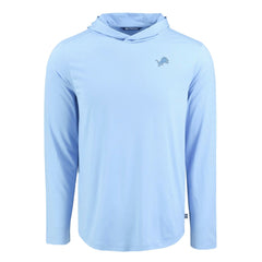 Men's Cutter & Buck Coastline Epic Comfort Eco Recycled Men's Hooded Shirt - Detroit Lions