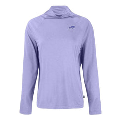 Cutter & Buck Women's Coastline Epic Comfort Eco Recycled Funnel Neck Pullover Top - Buffalo Bills