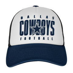Outerstuff Youth Essentials Trucker Adjustable Hat - Dallas Cowboys