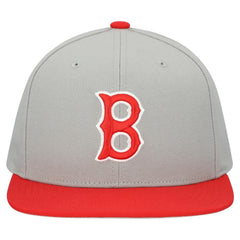 MLB Boston Red Sox Mitchell & Ness Cooperstown Collection Basic Flip Snapback Hat