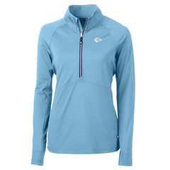 Cutter & Buck Women's Adapt Eco Knit Stretch Recycled Half-Zip Top - Kansas City Chiefs