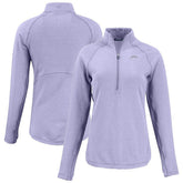 Cutter & Buck Women's Peshastin Eco Fleece Recycled Half-Zip Top - Los Angeles Chargers