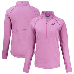 Cutter & Buck Women's Peshastin Eco Fleece Recycled Half-Zip Top - Philadelphia Eagles