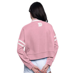 Starter Women's Power Play Cropped Pullover Sweatshirt - Denver Broncos