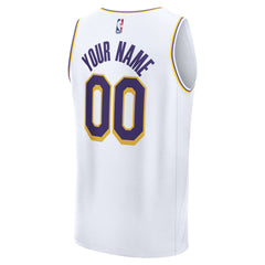 NBA Los Angeles Lakers Youth Fast Break Custom Replica Jersey