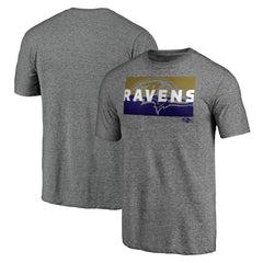 Square Off Tri-Blend T-Shirt - Baltimore Ravens