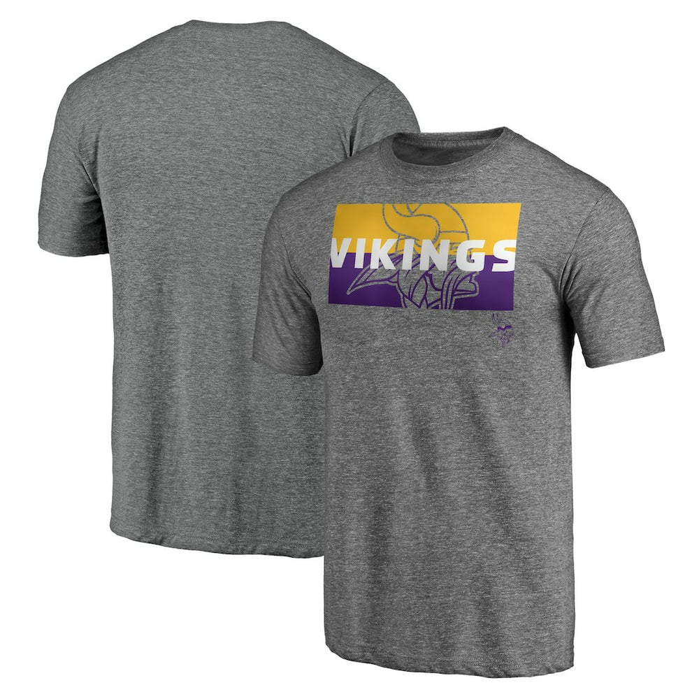 Square Off Tri-Blend T-Shirt - Minnesota Vikings