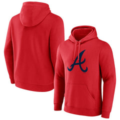 MLB Atlanta Braves Official Logo Pullover Hoodie