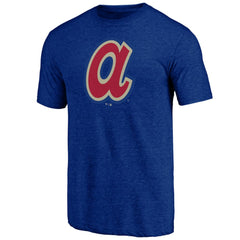MLB Atlanta Braves Cooperstown Official Logo Tri-Blend T-Shirt
