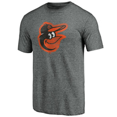 MLB Baltimore Orioles Weathered Official Logo Tri-Blend T-Shirt