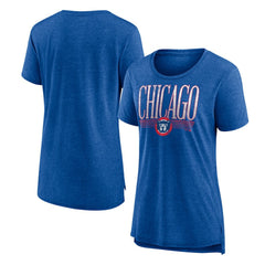 MLB Chicago Cubs Women's Toppler Tri-Blend T-Shirt
