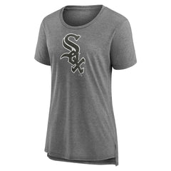 MLB Chicago White Sox Women's Weathered Official Logo Tri-Blend T-Shirt