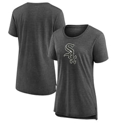MLB Chicago White Sox Women's Weathered Official Logo Tri-Blend T-Shirt