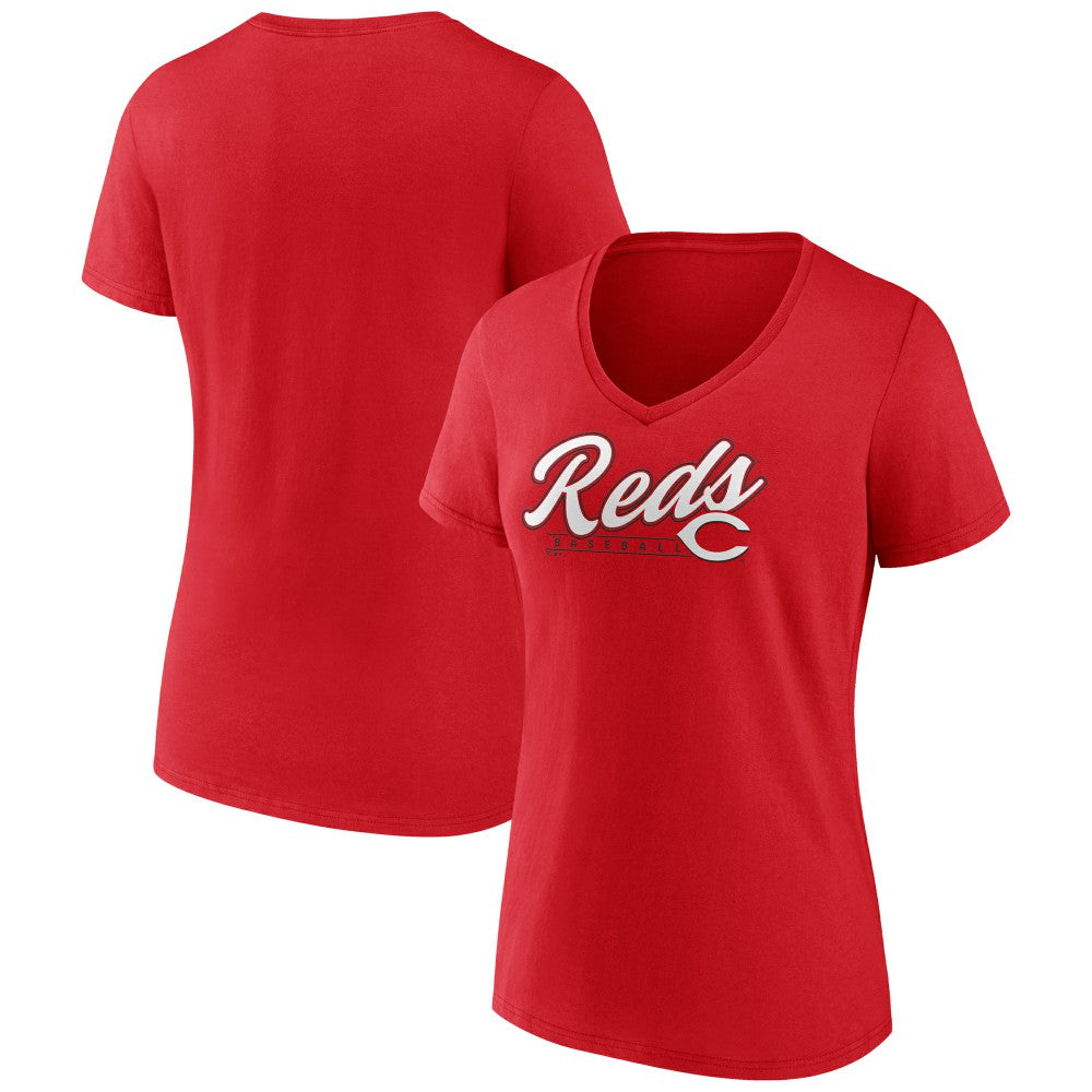 MLB Cincinnati Reds Women's One And Only V-Neck T-Shirt