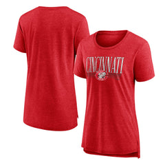 MLB Cincinnati Reds Women's Toppler Tri-Blend T-Shirt