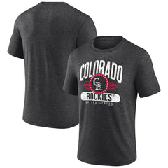 MLB Colorado Rockies Badge of Honor Tri-Blend T-Shirt