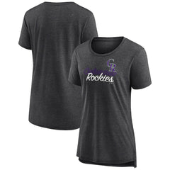 MLB Colorado Rockies Women's Practice Time Tri-Blend T-Shirt